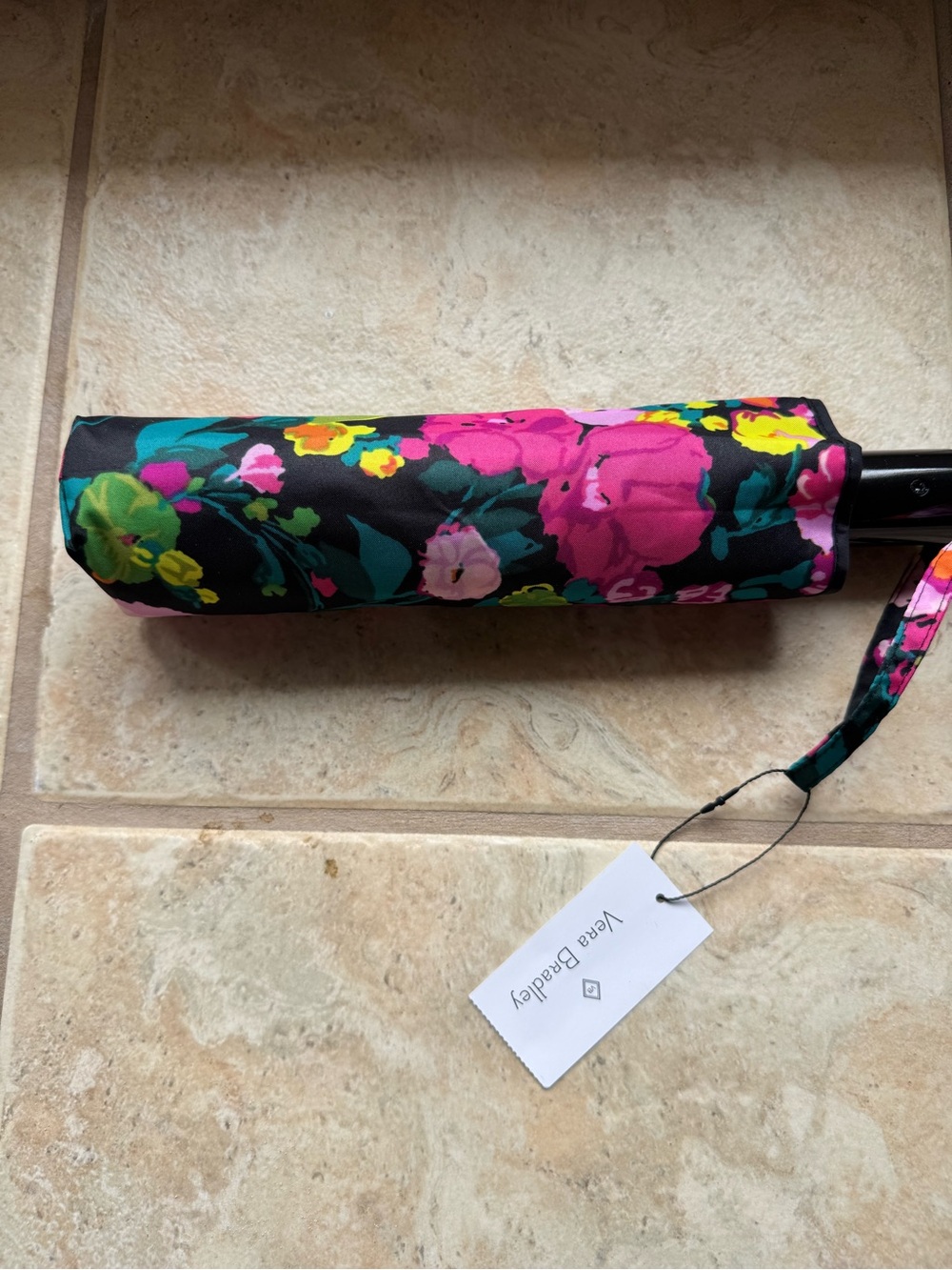 Vera Bradley Hilo Meadow compact umbrella NWT